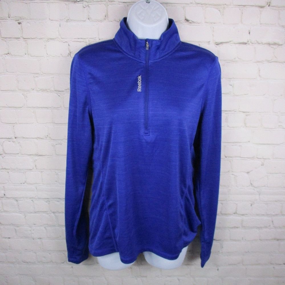 Reebok Half Zip Running Athleisure Pull Over Jacket